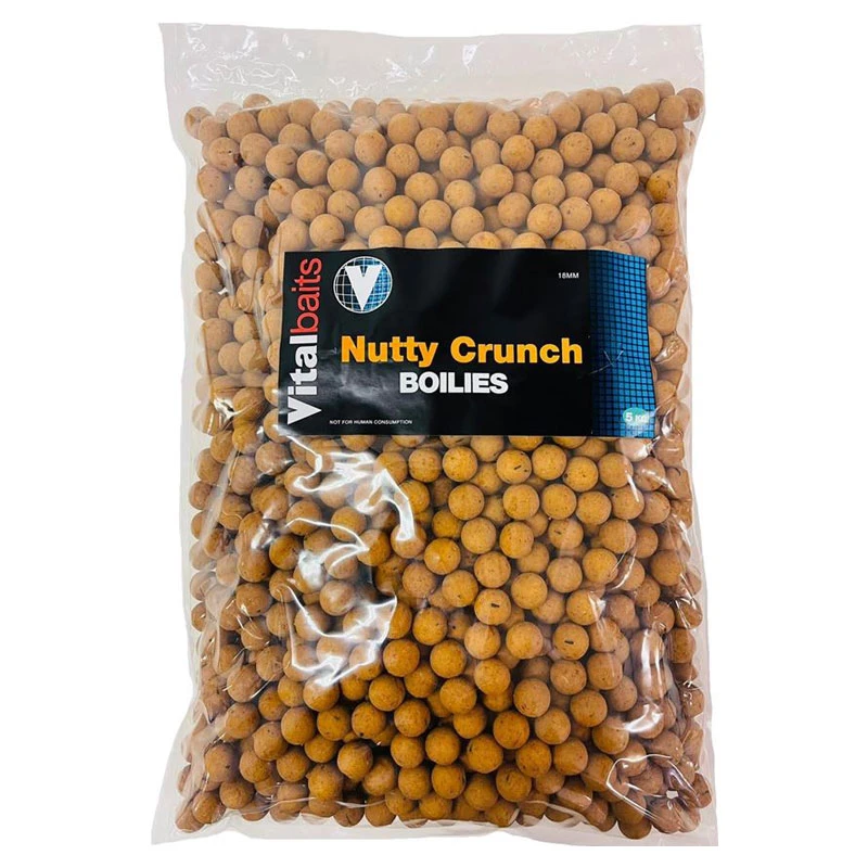 Vital Baits Boilies Nutty Crunch 5kg 3 Vital Baits Boilies Nutty Crunch 5kg
