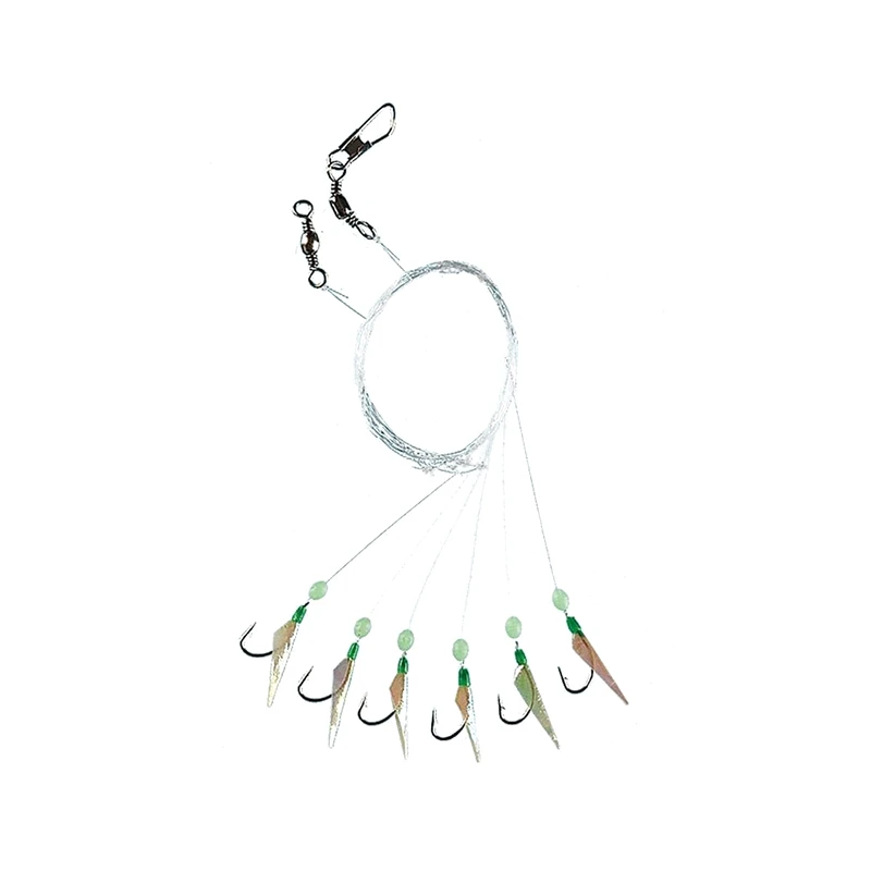 Fladen Ghost Sabiki 6 Hooks, Size 6 3 Fladen Ghost Sabiki 6 Hooks, Size 6