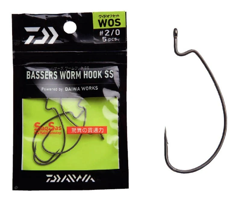 Daiwa Bassers Worm Hook Wos 3 Daiwa Bassers Worm Hook Wos