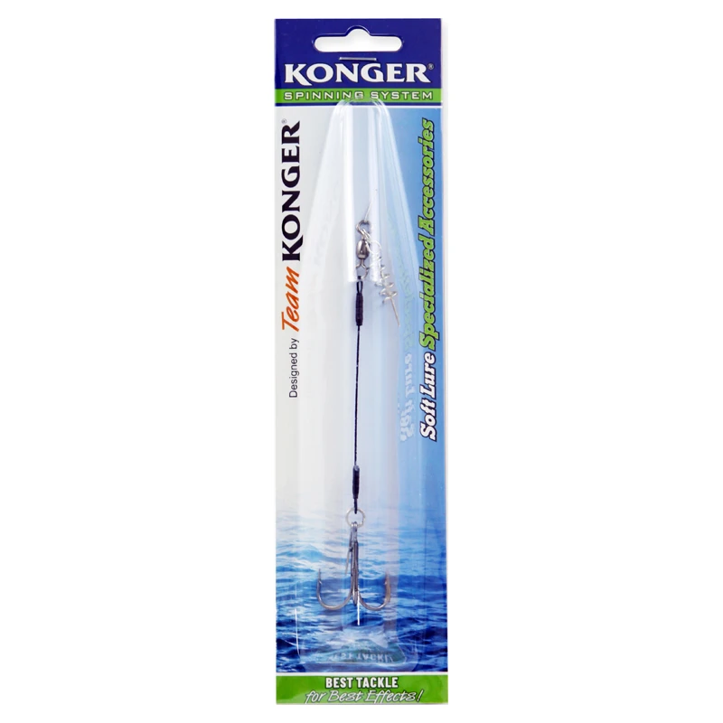 Konger Swimbait System Single Stinger With Pin 1/0, 9cm 3 Konger Swimbait System Single Stinger With Pin 1/0, 9cm