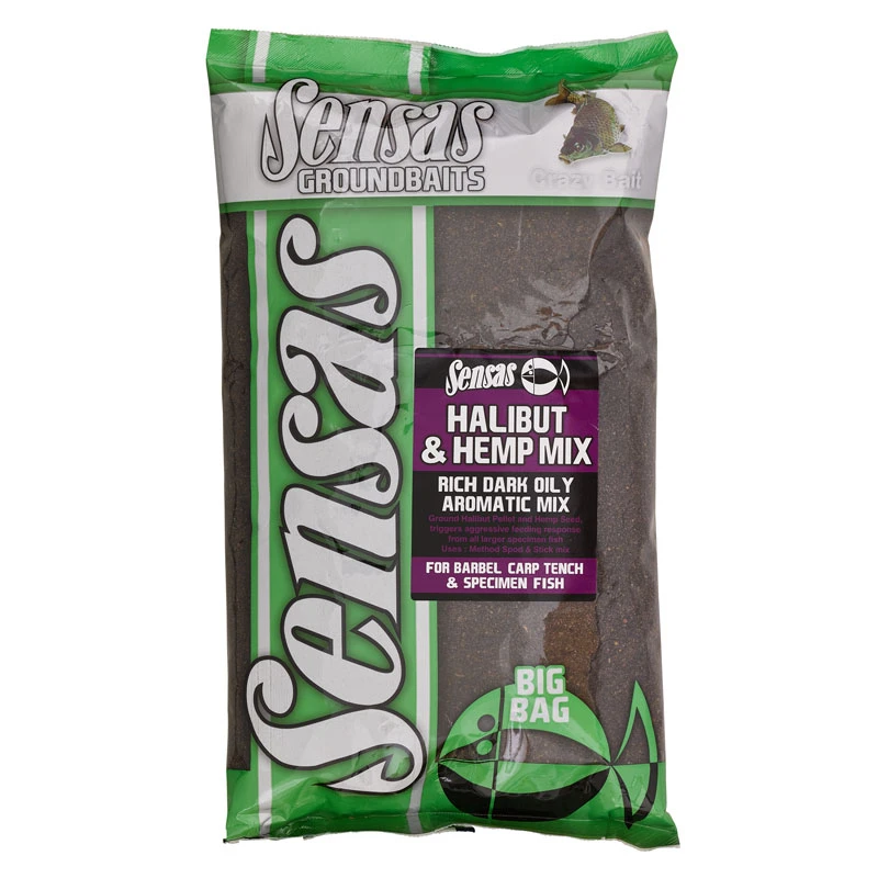 Sensas Big Bag Halibut & Hemp Mix 2kg 3 Sensas Big Bag Halibut & Hemp Mix 2kg