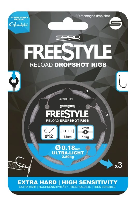Spro Freestyle Reload Drop Shop Rig 3 Spro Freestyle Reload Drop Shop Rig