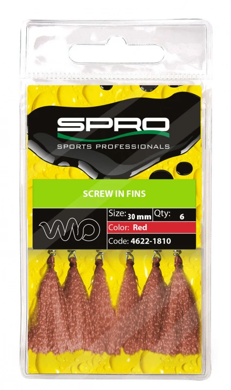 SPRO Screw In Fins (6-pack) 4 SPRO Screw In Fins (6-pack) – Image 2