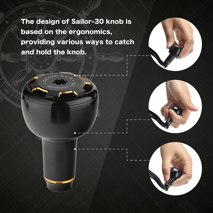 Gomexus Handle Knob Aluminium For Spinning Reel 4 Gomexus Handle Knob Aluminium For Spinning Reel – Image 2