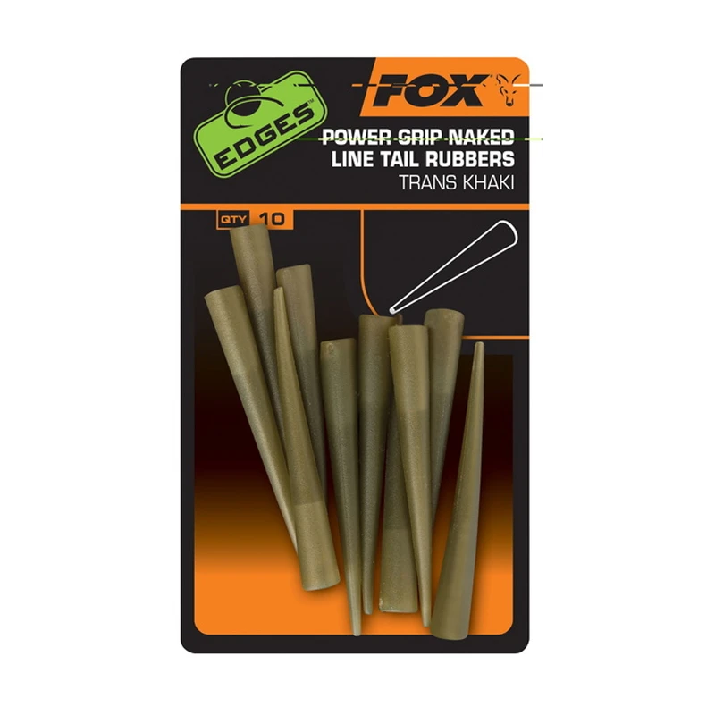 Fox Power Grip Naked Line Tail Rubbers Size 7, 10-pack 3 Fox Power Grip Naked Line Tail Rubbers Size 7, 10-pack