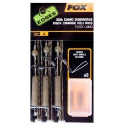 Fox Edges Camo Submerge Heli Rigs Kwik Change Kit 40lb
