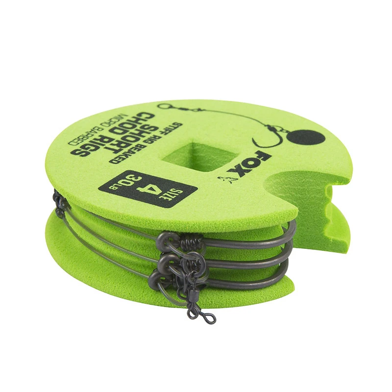 Fox Edge Armapoint Stiff Rig Beaked Chod Rigs 3-pack Short 3 Fox Edge Armapoint Stiff Rig Beaked Chod Rigs 3-pack Short