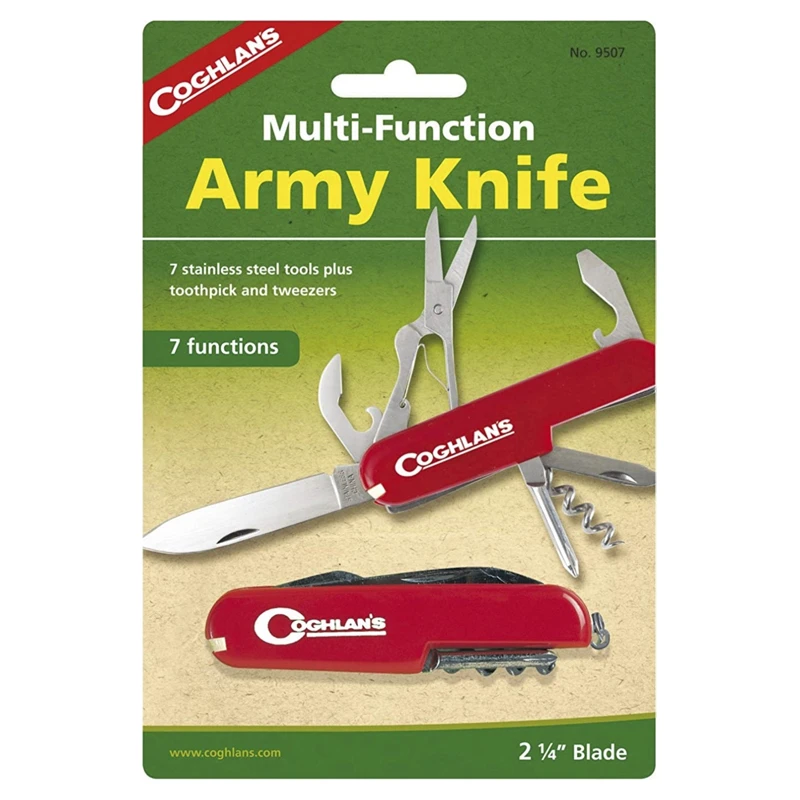 Coghlans Army Knife (7 Function) 3 Coghlans Army Knife (7 Function)