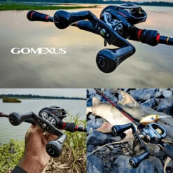 Gomexus 98mm Carbon Swept Handle With 30mm Carbon Knob 10 Gomexus 98mm Carbon Swept Handle With 30mm Carbon Knob -Pêche Équipement Magasin DCS98FA30BKBKr 3