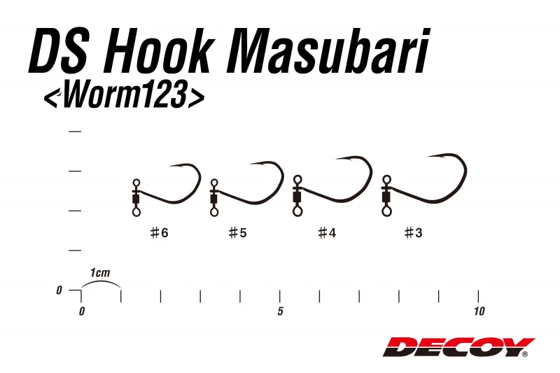 Decoy Worm123 DS Hook Masubari 6 Decoy Worm123 DS Hook Masubari – Image 4