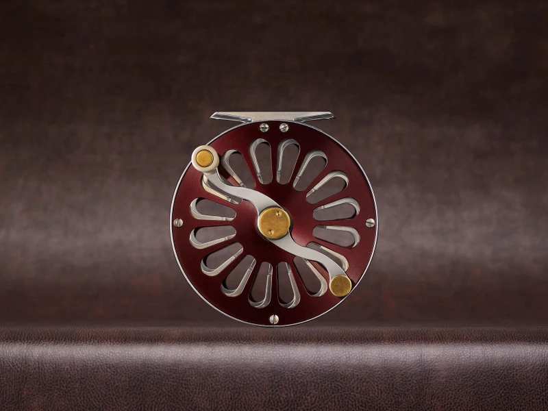 Frödin SALAR Fly Reel Burgundy 4 Frödin SALAR Fly Reel Burgundy – Image 2