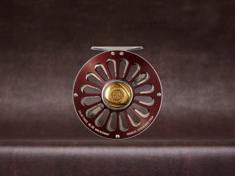 Frödin SALAR Fly Reel Burgundy 5 Frödin SALAR Fly Reel Burgundy – Image 3