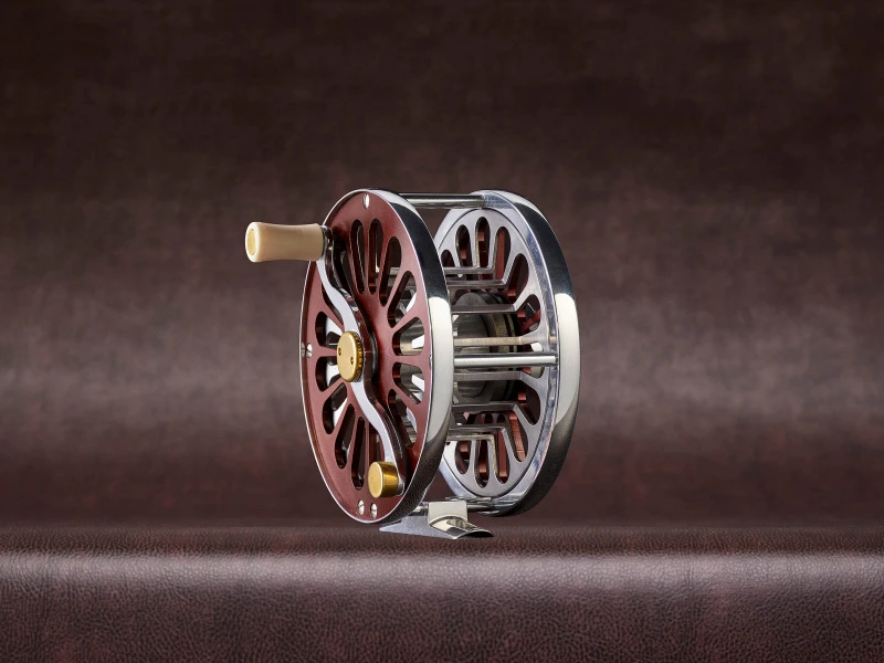 Frödin SALAR Fly Reel Burgundy 6 Frödin SALAR Fly Reel Burgundy – Image 4