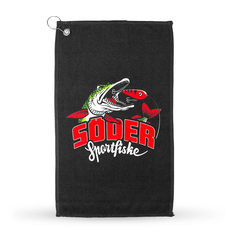 Fiskehandduk Svart - Söder Sportfiske 3 Fiskehandduk Svart - Söder Sportfiske