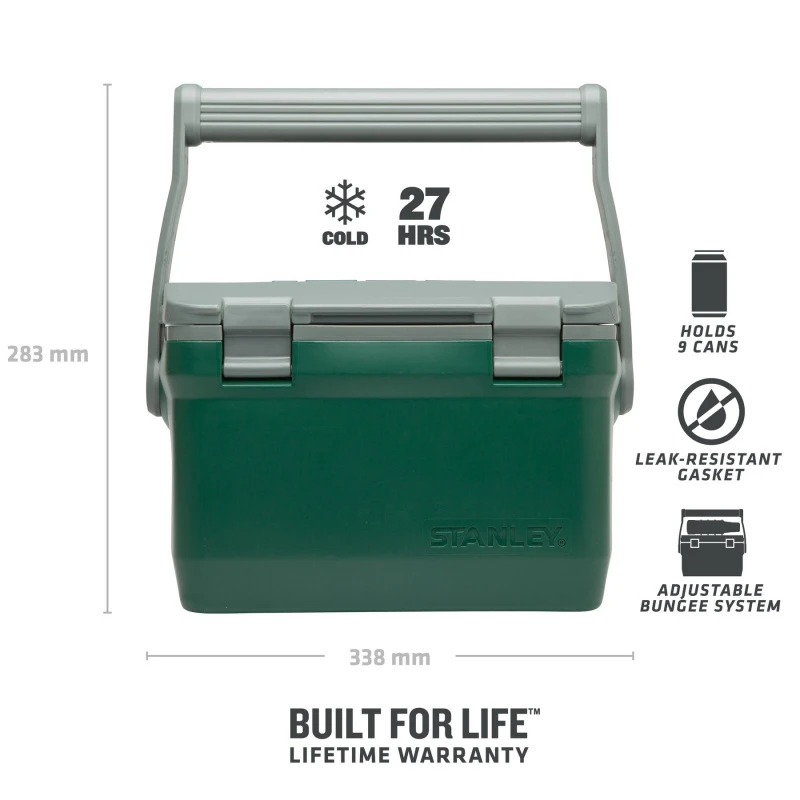 Stanley The Easy Carry Outdoor Cooler 6.6L Green 8 Stanley The Easy Carry Outdoor Cooler 6.6L Green – Image 6