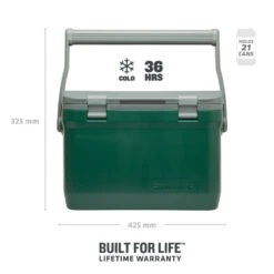 Stanley The Easy Carry Outdoor Cooler 15.1L - Green 10 Stanley The Easy Carry Outdoor Cooler 15.1L - Green -Pêche Équipement Magasin ST1001623068 3