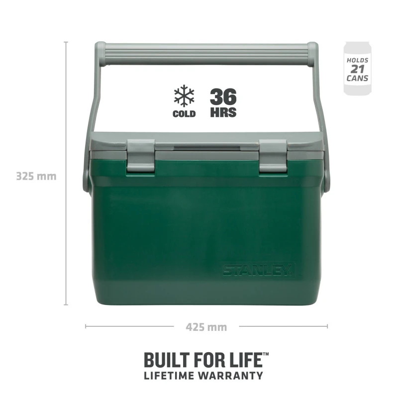 Stanley The Easy Carry Outdoor Cooler 15.1L - Green 5 Stanley The Easy Carry Outdoor Cooler 15.1L - Green – Image 3