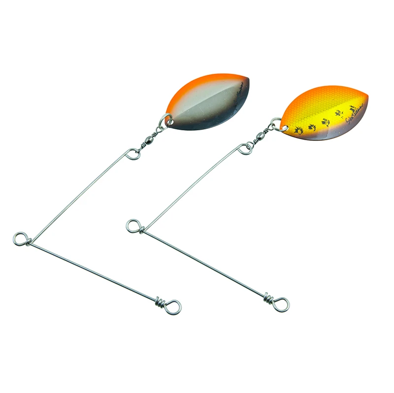 SvartZonker Spinner Rig Large 2-pack - Coward/Golden Shiner 3 SvartZonker Spinner Rig Large 2-pack - Coward/Golden Shiner