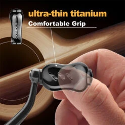 Gomexus Smoke Jedi Series 22mm Titanium Knob - Smoke 10 Gomexus Smoke Jedi Series 22mm Titanium Knob - Smoke -Pêche Équipement Magasin T22STSK 4