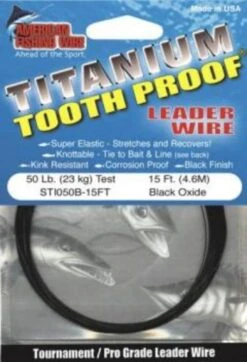 AFW - Titanium Tooth Proof Single Strand, Tafsmaterial