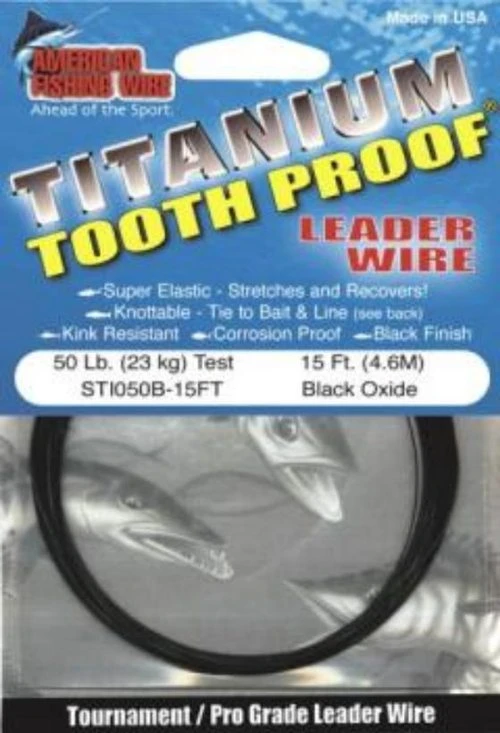 AFW - Titanium Tooth Proof Single Strand, Tafsmaterial 3 AFW - Titanium Tooth Proof Single Strand, Tafsmaterial