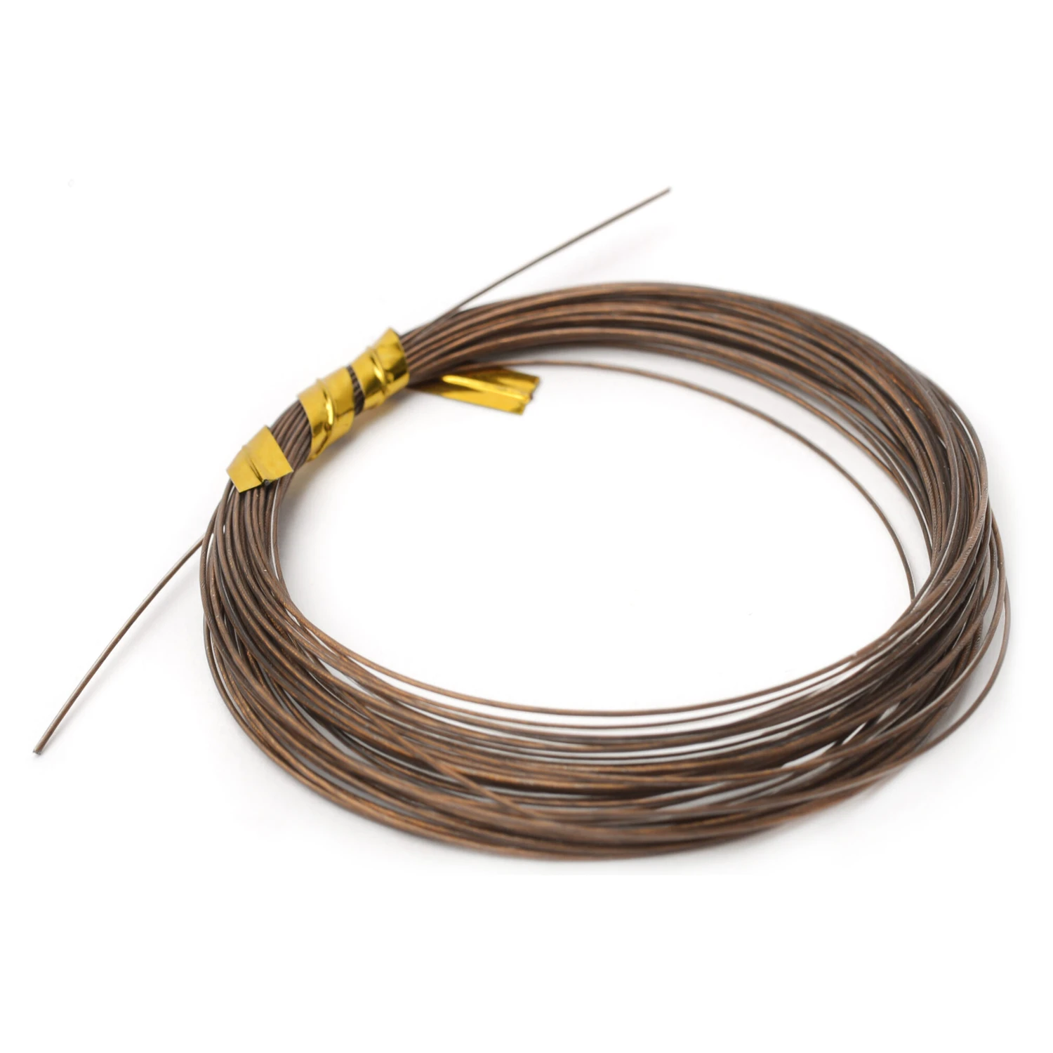 Partridge Bauer Pike Leader Wire 60lb - Brown 3 Partridge Bauer Pike Leader Wire 60lb - Brown